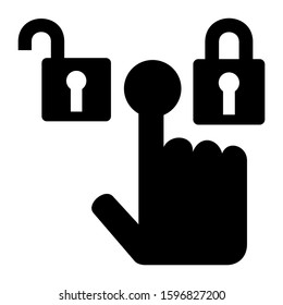 unlock slider left icon isolated sign symbol vector illustration - high quality black style vector icons

