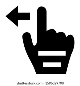 unlock slider left icon isolated sign symbol vector illustration - high quality black style vector icons
