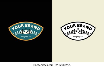 Unlock the spirit of the great outdoors with our stunning vector logo templates. Perfect for adventure brands, outdoor festivals, and recreational facilities. 