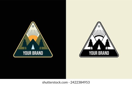 Unlock the spirit of the great outdoors with our stunning vector logo templates. Perfect for adventure brands, outdoor festivals, and recreational facilities. 