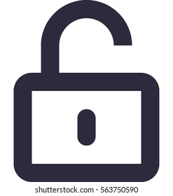Unlock Vector Icon