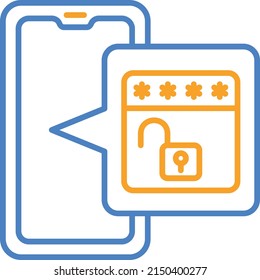 Entsperren Sie das Vektorsymbol. Kann für Druck-, Mobil- und Web-Anwendungen verwendet werden.