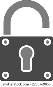 Unlock vector icon. Can be used for printing, mobile and web applications.