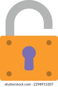 Desbloquear icono vector. Se puede usar para imprimir, móviles y aplicaciones web.