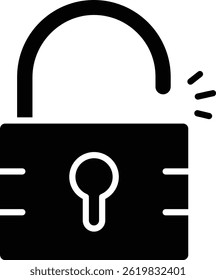Unlock vector icon. Can be used for printing, mobile and web applications.