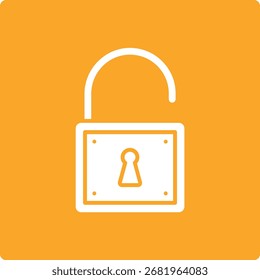 Unlock vector icon. Can be used for printing, mobile and web applications.