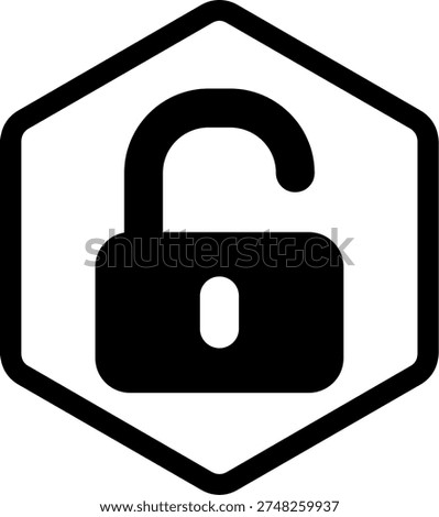 Unlock Vector Icon Design Symbol Design Symbol