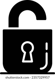 Desbloquear el estilo de glifo del icono del vector