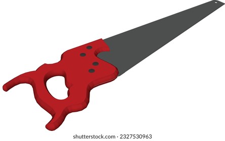 Unlock Your Potential: Red Classic Hand Saw for Woodworking Mastery