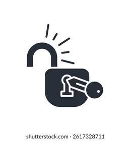 unlocked icon collection .design style with background
