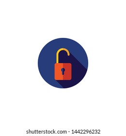unlocked icon sign signifier vector