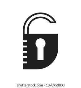 unlocked icon vector