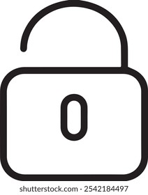Archivo eps de Vector de íconos desbloqueado 