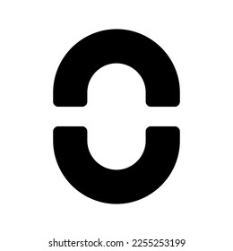 Entschlüsselte Vektorsymbol-Design-Illustration für unverschlossenes Symbol