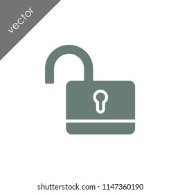 unlocked padlock icon