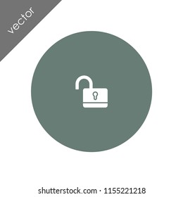 unlocked padlock icon