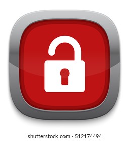 unlocked padlock icon