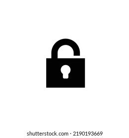 Desbloqueados o desbloqueados Diseño de iconos para seguridad.