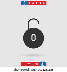unlocked vector icon
