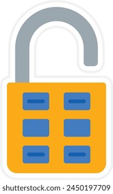 Unlocked vector icon. Can be used for printing, mobile and web applications.