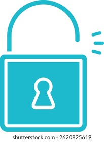 Icono de Vector desbloqueado. Se puede utilizar para aplicaciones de impresión, móviles y de Web.