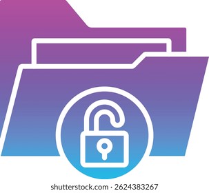 Icono de Vector desbloqueado. Se puede utilizar para aplicaciones de impresión, móviles y de Web.