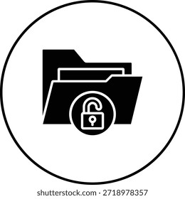Icono de Vector desbloqueado. Se puede utilizar para aplicaciones de impresión, móviles y de Web.