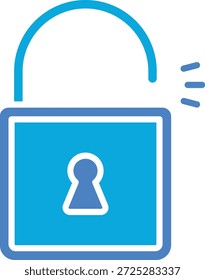 Icono de Vector desbloqueado. Se puede utilizar para aplicaciones de impresión, móviles y de Web.