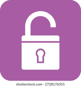 Ilustración de diseño de icono de Vector desbloqueado