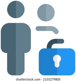 unlocking the access to the family list on a web messenger portal