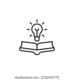 Unlocking Knowledge: Book And Light Bulb Symbolizing