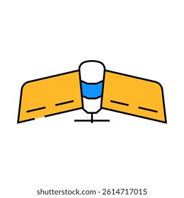 unmanned aerial vehicle aeronautical engineer line icon vector. unmanned aerial vehicle aeronautical engineer sign. isolated symbol illustration