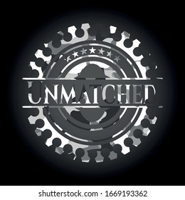 Unmatched on grey camouflaged pattern