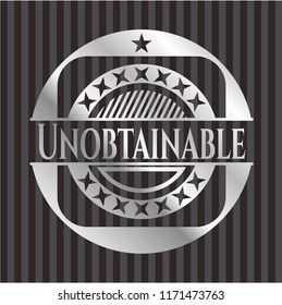 Unobtainable silver emblem