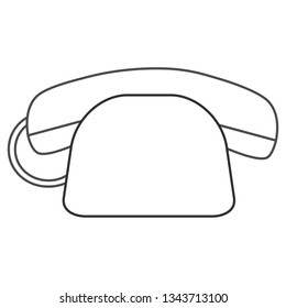 unpainted telephone set