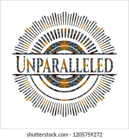 Unparalleled arabesque emblem background. arabic decoration.