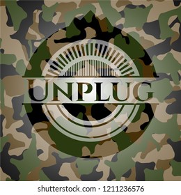 Unplug camo emblem