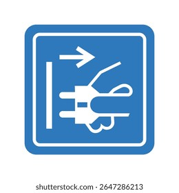 Unplug mains before servicing or maintenance work