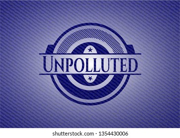 Unpolluted jean background