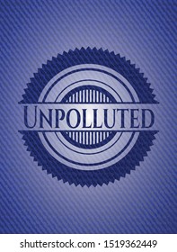 Unpolluted jean background. Vector Illustration. Detailed.