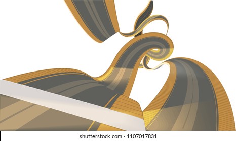 Unpredictable road network to unknown destination, turbulent path curving into the distance, high risk highway