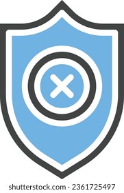 Unprotected Icon image. Suitable for mobile application.