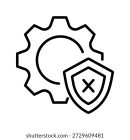 Unprotected Vector Icon Design Trendy