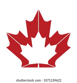 A unqiue maple leaf design in vector format.