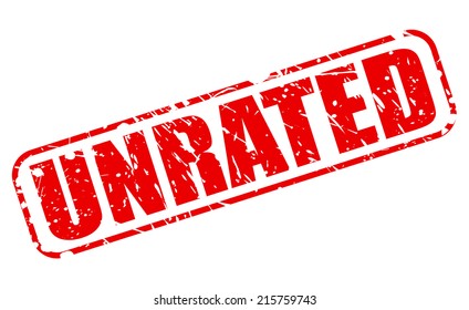 Unrated red stamp text on white