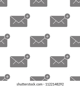 unread message icon. Element of minimalistic icons for mobile concept and web apps. Pattern repeat seamless unread message icon can be used for web and mobile apps on white background