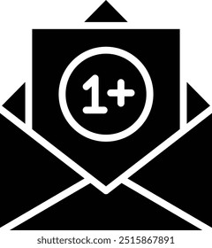 Unread Vector Icon Design Illustration