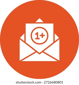 Unread Vector Icon Design Illustration