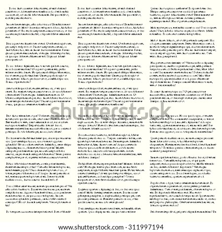 Unreadable text. Template 