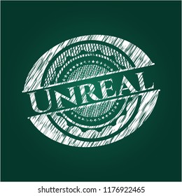 Unreal chalk emblem